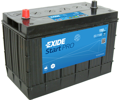 EXIDE EG110B StartPRO Starter Battery for AGCO ALFA ROMEO BRISTOL CASE IH CHALLENGER DAIMLER JCB JENSEN JOHN DEERE KUBOTA LAND R